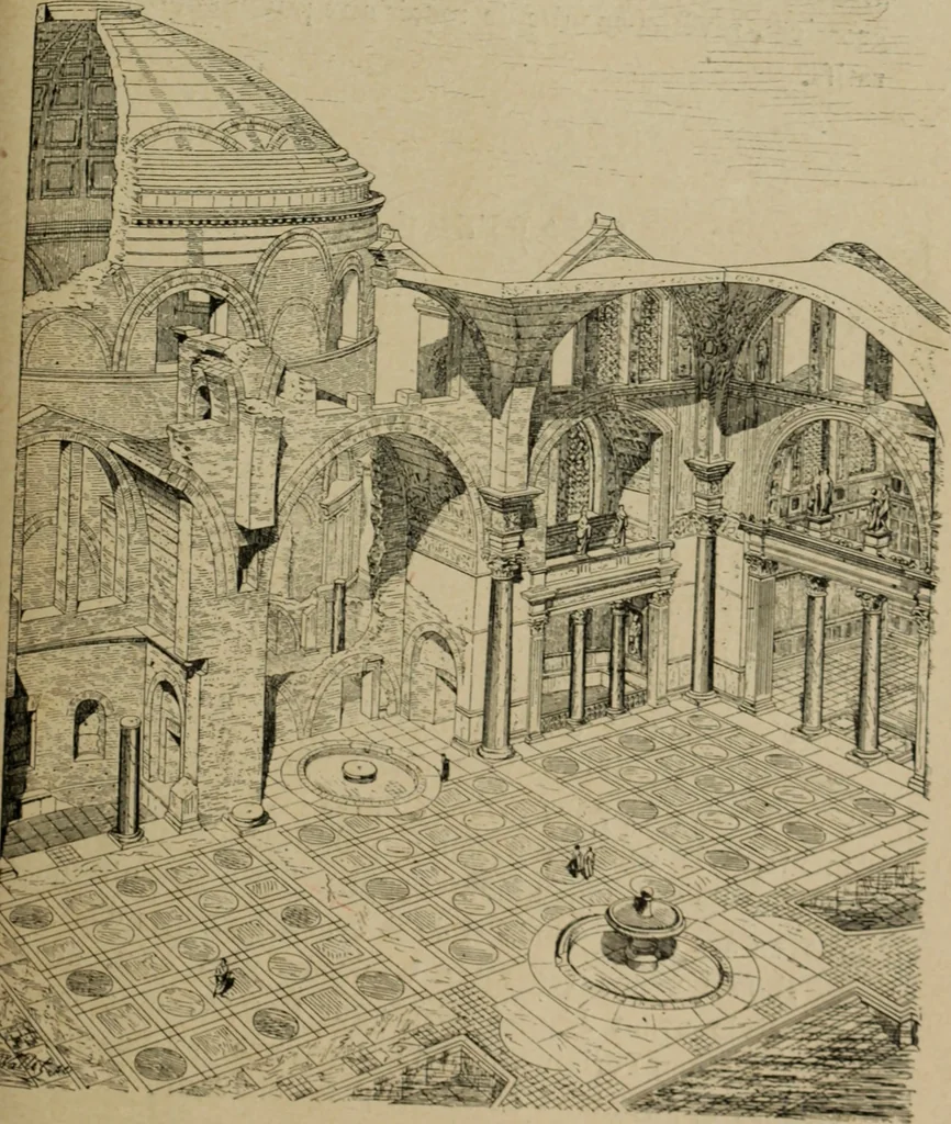 An illustration from L'architecture romane, 1888, leaf 38