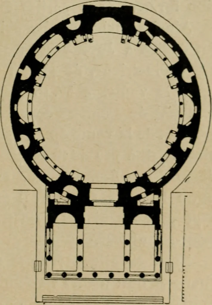 An illustration from L'architecture romane, 1888, leaf 40