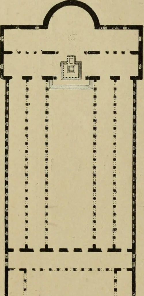 An illustration from L'architecture romane, 1888, leaf 65