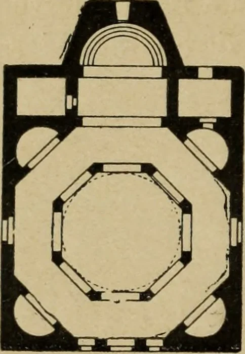An illustration from L'architecture romane, 1888, leaf 81