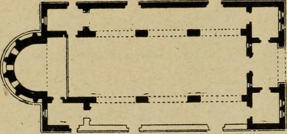 An illustration from L'architecture romane, 1888, leaf 85