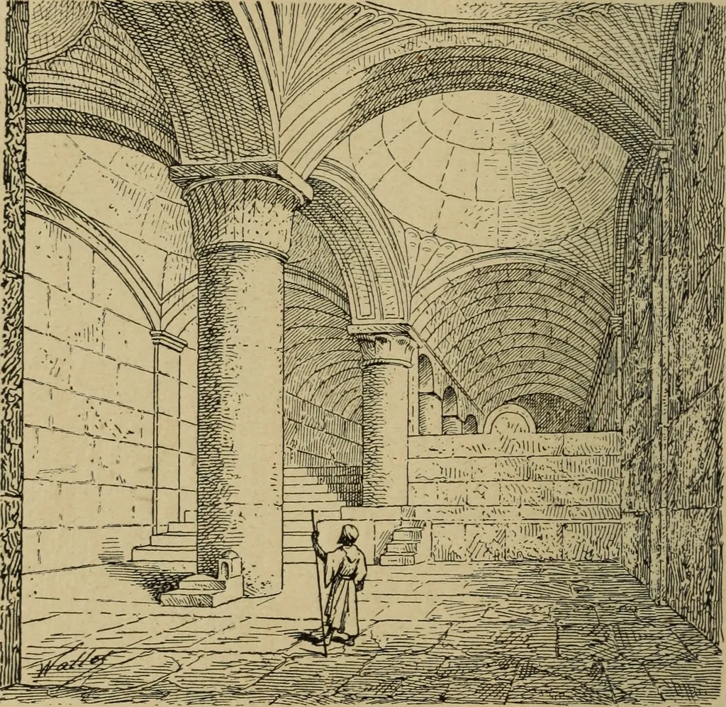An illustration from L'architecture romane, 1888, leaf 95