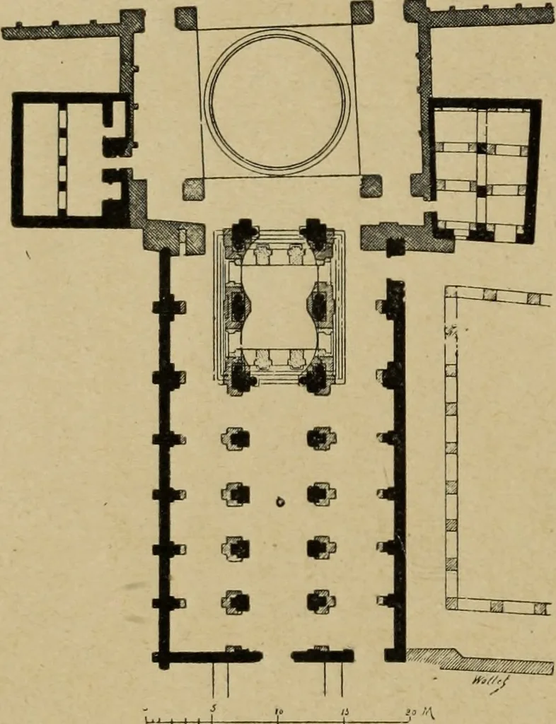 An illustration from L'architecture romane, 1888, leaf 99