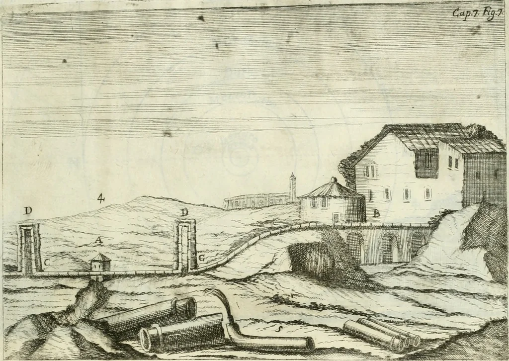 An illustration from L'architetto prattico : in cui con facilta si danno le regole per apprendere l'architettura civile, 1726, leaf 122