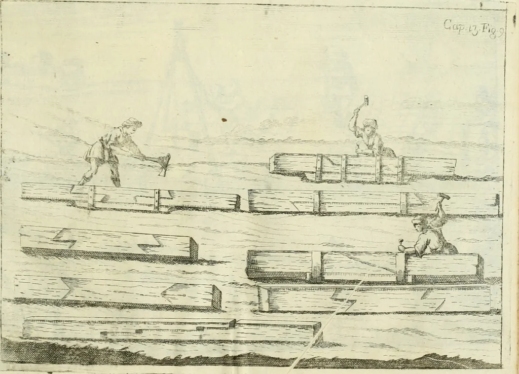 An illustration from L'architetto prattico : in cui con facilta si danno le regole per apprendere l'architettura civile, 1726, leaf 126