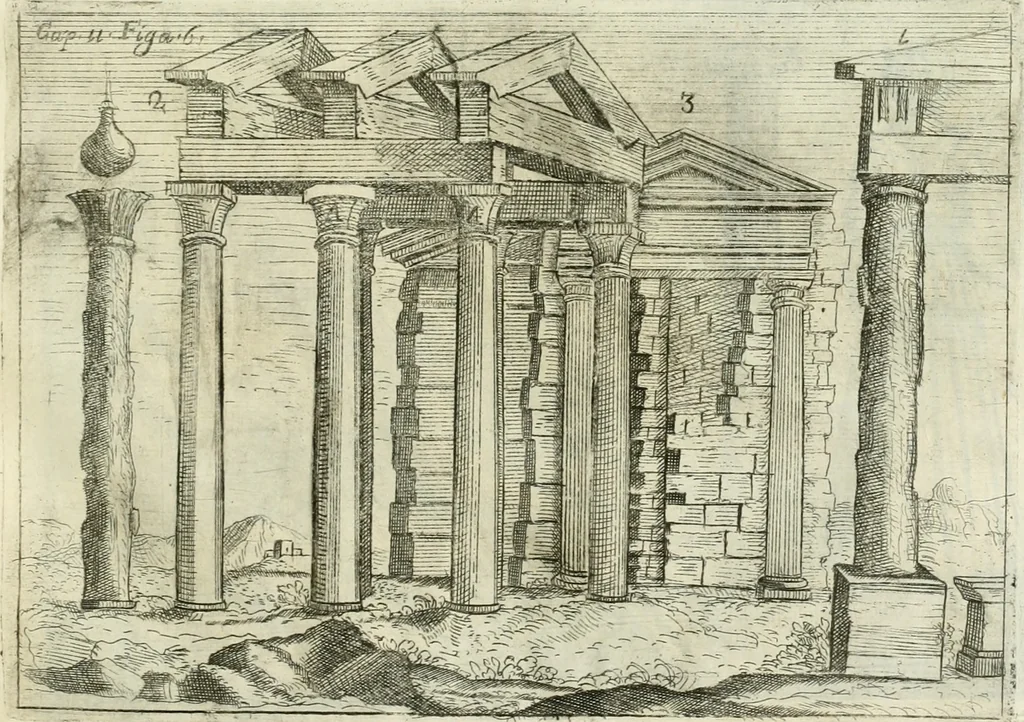 An illustration from L'architetto prattico : in cui con facilta si danno le regole per apprendere l'architettura civile, 1726, leaf 162
