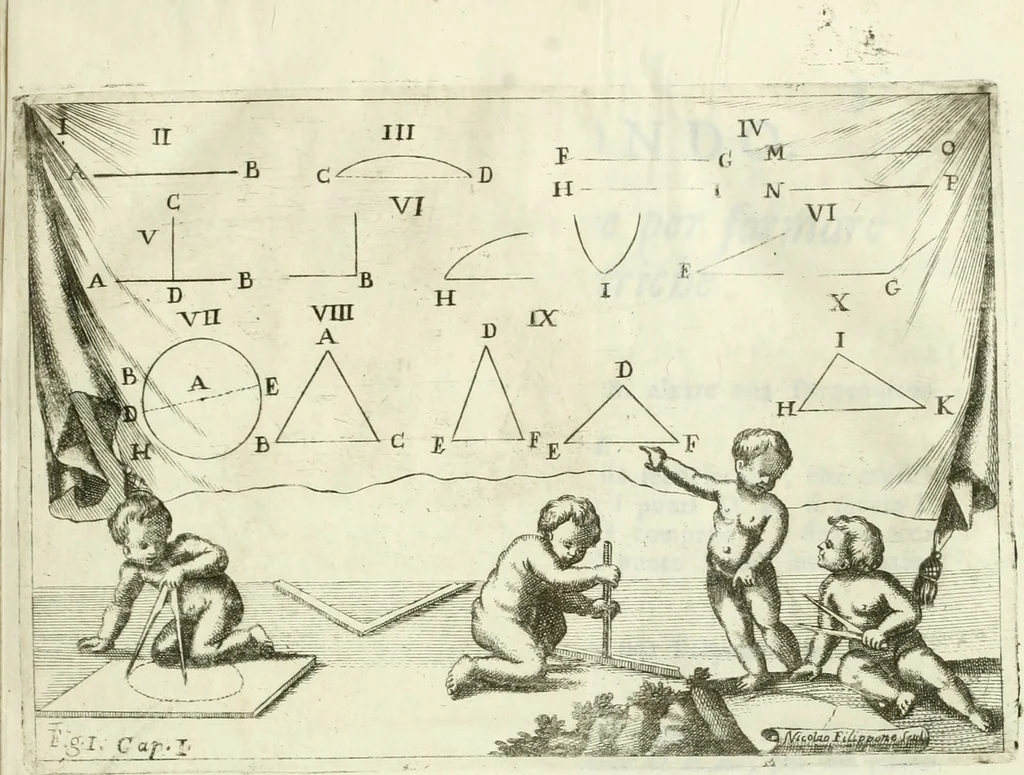 An illustration from L'architetto prattico : in cui con facilta si danno le regole per apprendere l'architettura civile, 1726, leaf 32