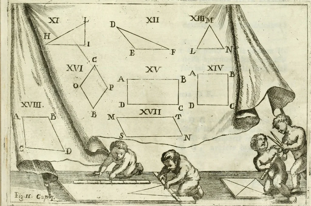 An illustration from L'architetto prattico : in cui con facilta si danno le regole per apprendere l'architettura civile, 1726, leaf 32