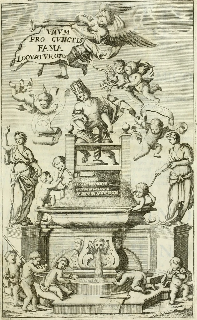 An illustration from L'architetto prattico : in cui con facilta si danno le regole per apprendere l'architettura civile, 1726, leaf 4
