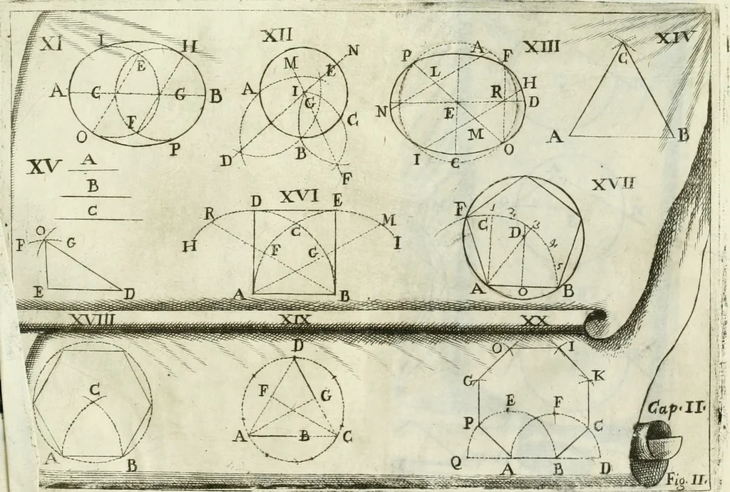 An illustration from L'architetto prattico : in cui con facilta si danno le regole per apprendere l'architettura civile, 1726, leaf 42