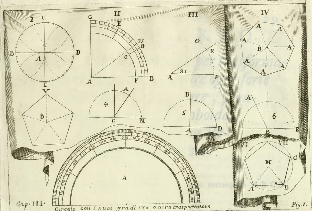 An illustration from L'architetto prattico : in cui con facilta si danno le regole per apprendere l'architettura civile, 1726, leaf 52