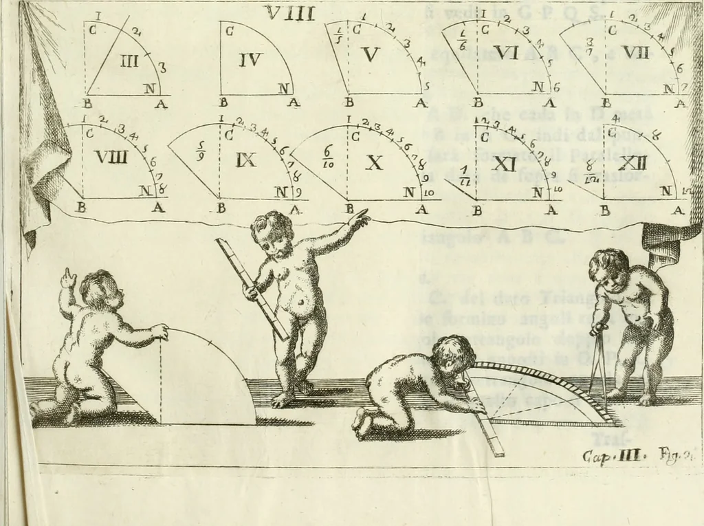 An illustration from L'architetto prattico : in cui con facilta si danno le regole per apprendere l'architettura civile, 1726, leaf 52