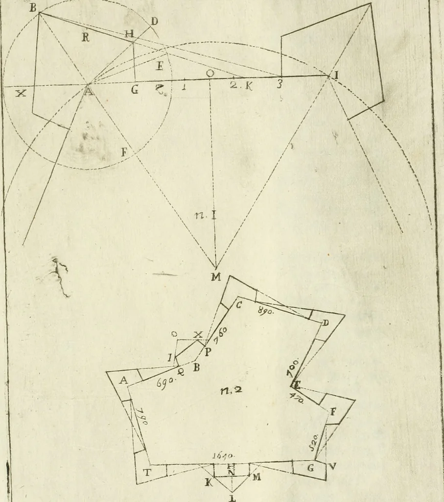 An illustration from L'architetto prattico : in cui con facilta si danno le regole per apprendere l'architettura civile, 1726, leaf 174