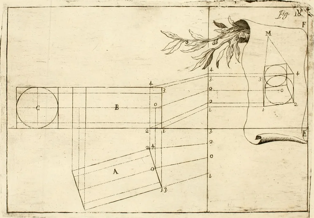 An illustration from L'architetto prattico : in cui con facilta si danno le regole per apprendere l'architettura civile, 1726, leaf 251