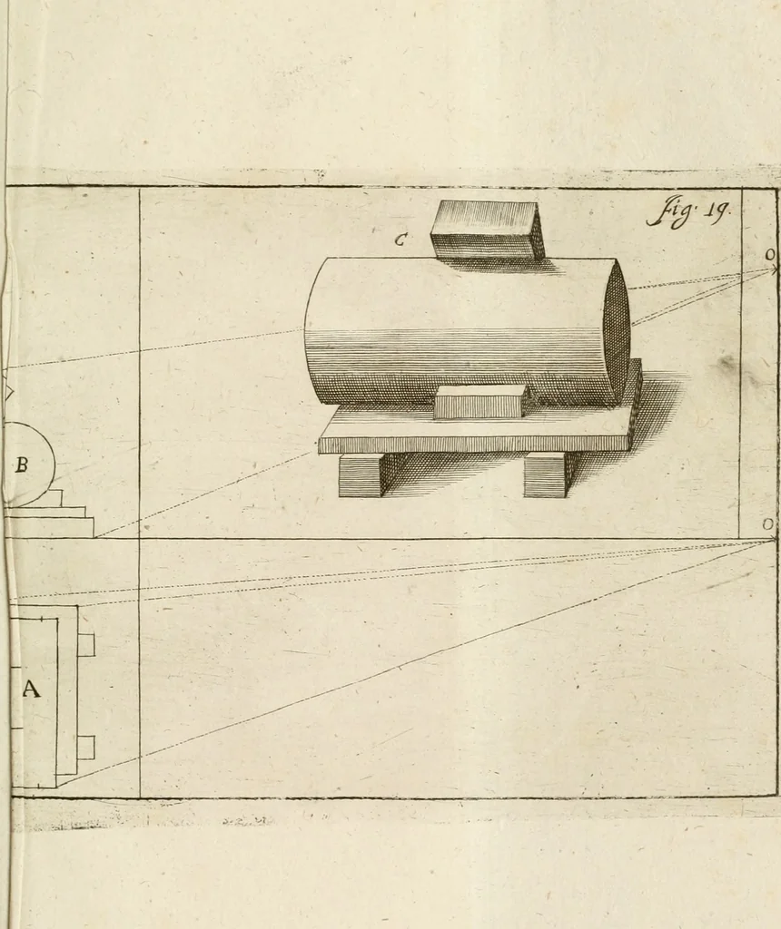 An illustration from L'architetto prattico : in cui con facilta si danno le regole per apprendere l'architettura civile, 1726, leaf 252