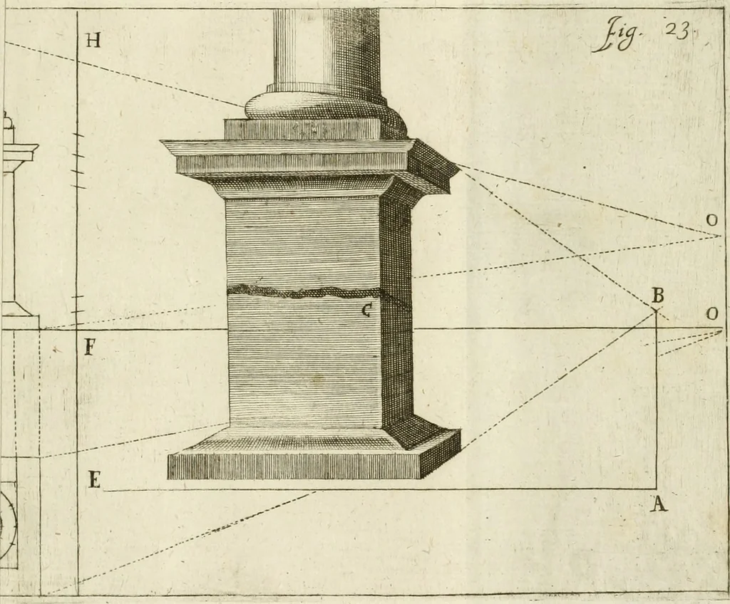 An illustration from L'architetto prattico : in cui con facilta si danno le regole per apprendere l'architettura civile, 1726, leaf 260