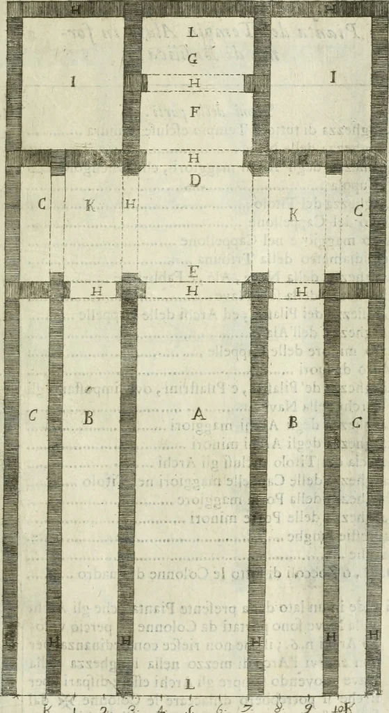 An illustration from L'architetto prattico : in cui con facilta si danno le regole per apprendere l'architettura civile, 1726, leaf 62