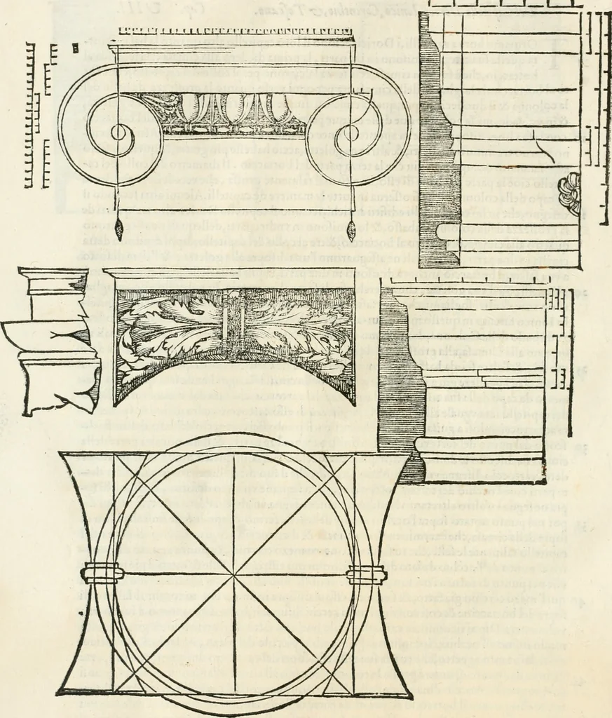 An illustration from L'architettura, 1565, leaf 167