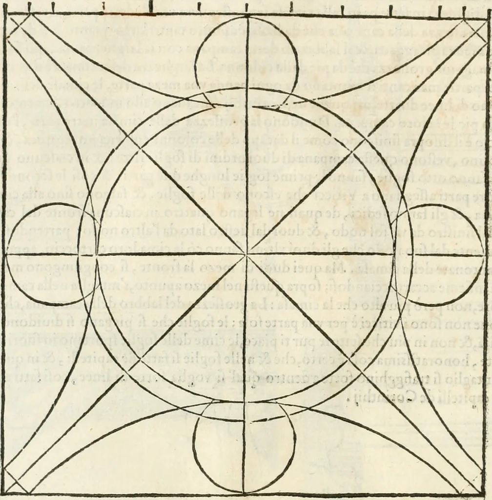 An illustration from L'architettura, 1565, leaf 169