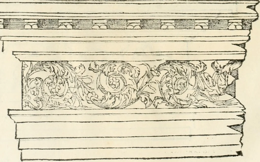 An illustration from L'architettura, 1565, leaf 177