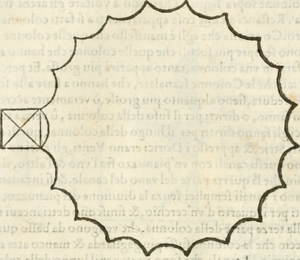 An illustration from L'architettura, 1565, leaf 179