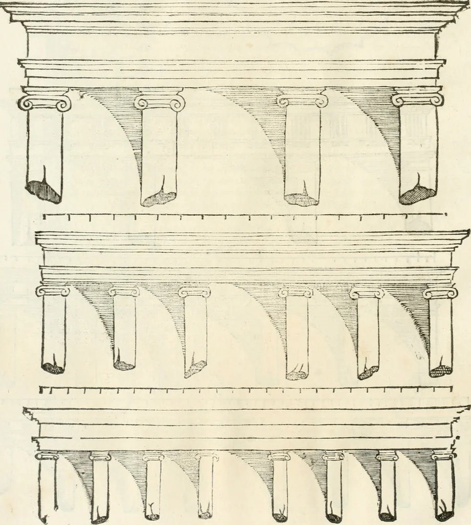 An illustration from L'architettura, 1565, leaf 181