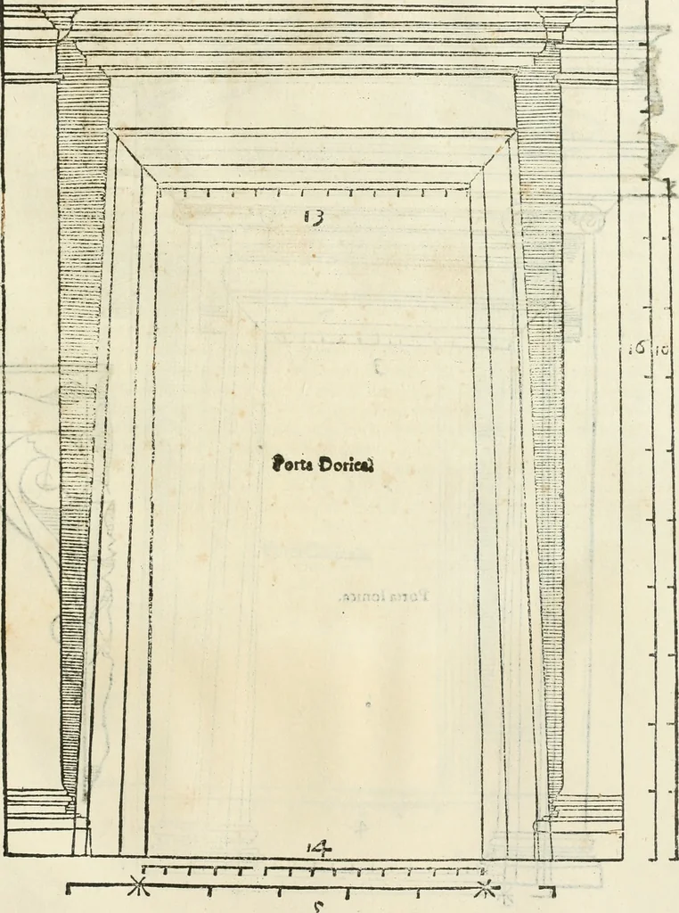 An illustration from L'architettura, 1565, leaf 186
