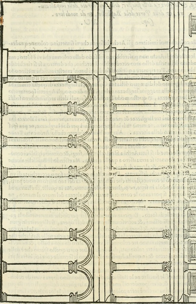 An illustration from L'architettura, 1565, leaf 198