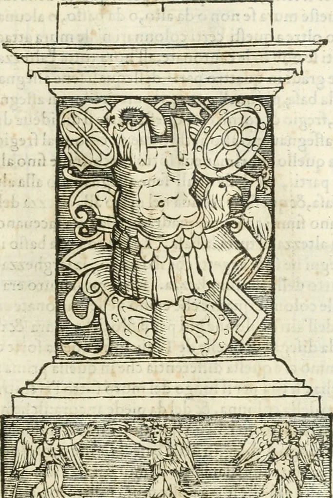 An illustration from L'architettura, 1565, leaf 214