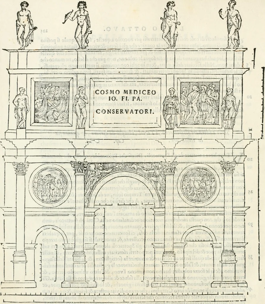 An illustration from L'architettura, 1565, leaf 229
