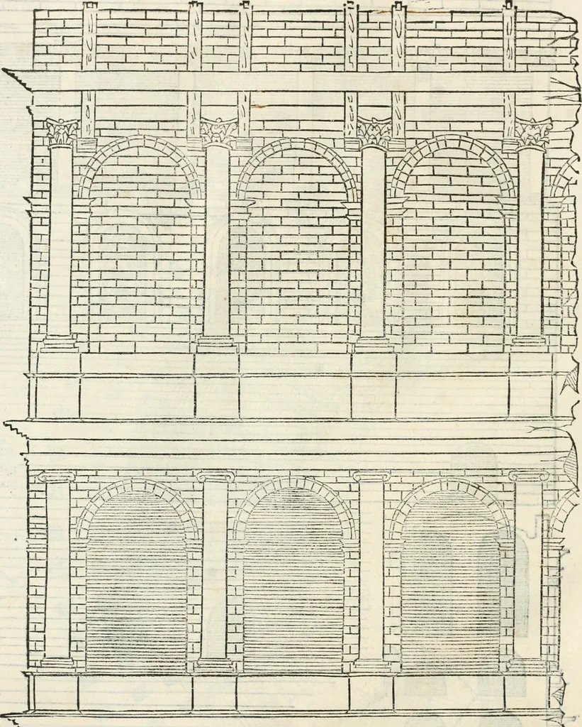 An illustration from L'architettura, 1565, leaf 239