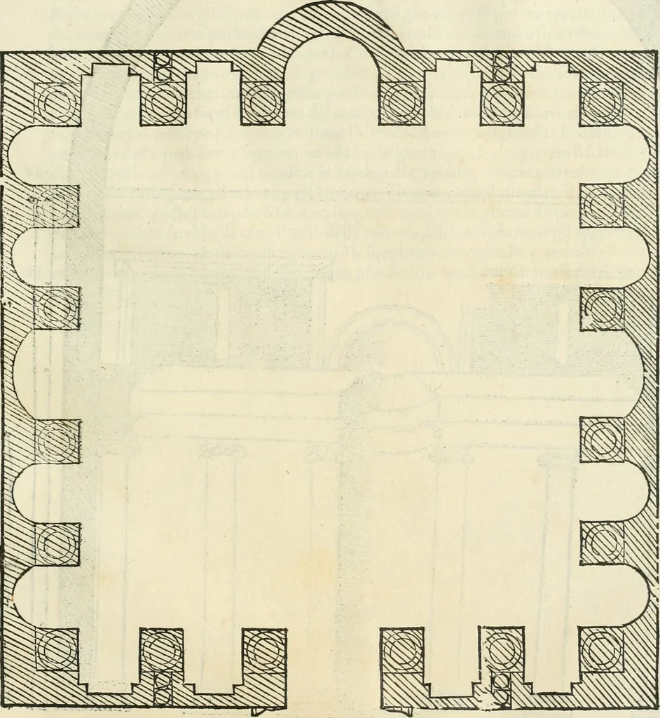 An illustration from L'architettura, 1565, leaf 246