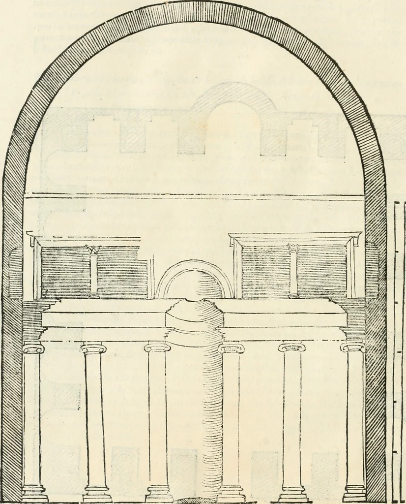 An illustration from L'architettura, 1565, leaf 247