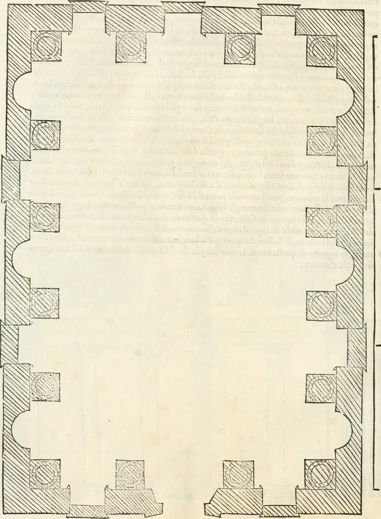 An illustration from L'architettura, 1565, leaf 249