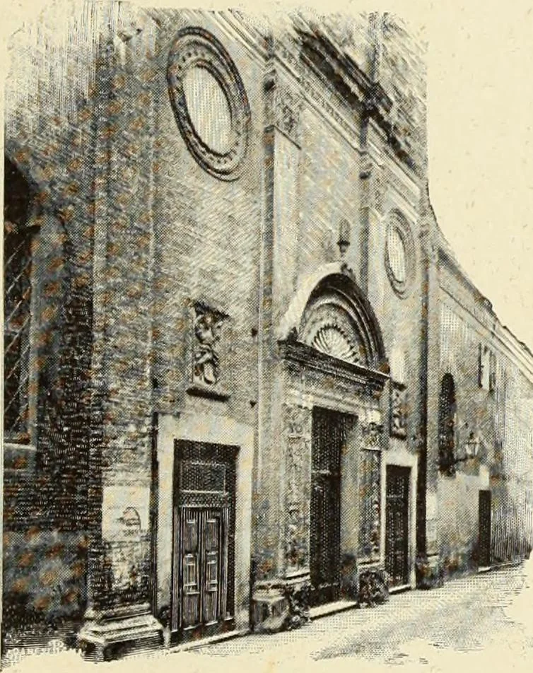 An illustration from L'architettura a Bologna nel Rinascimento, 1899, leaf 100
