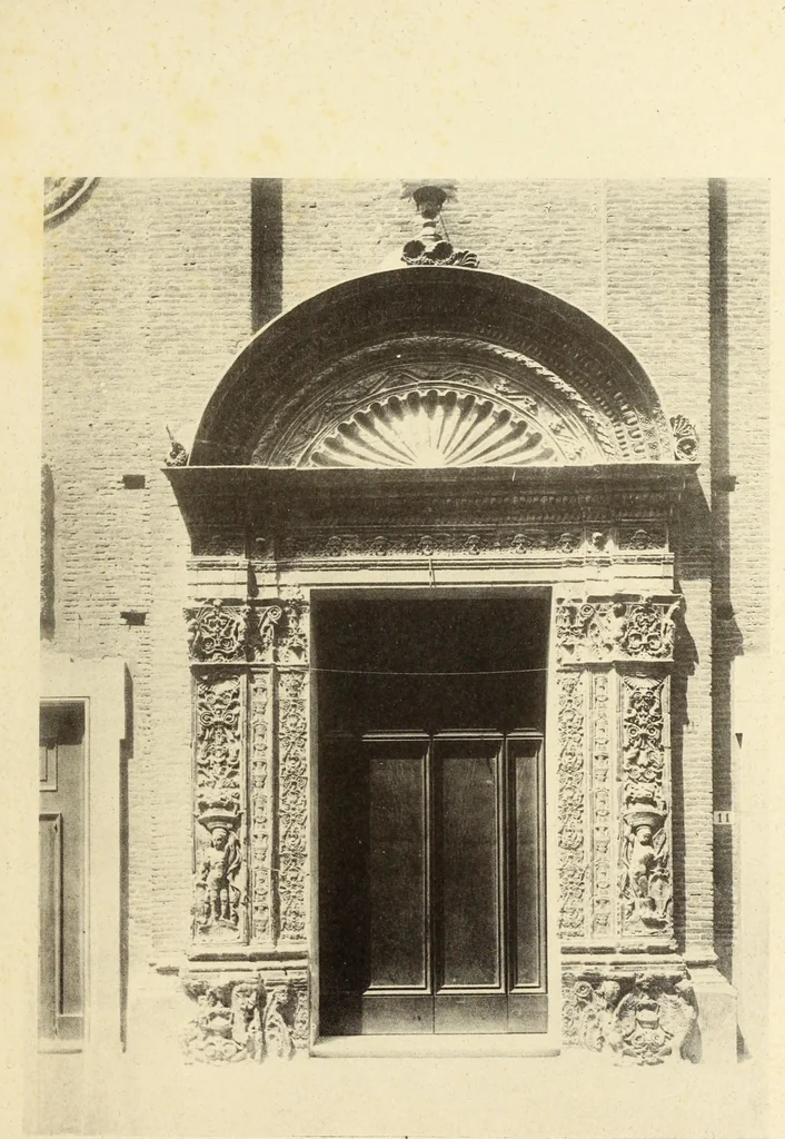 An illustration from L'architettura a Bologna nel Rinascimento, 1899, leaf 108