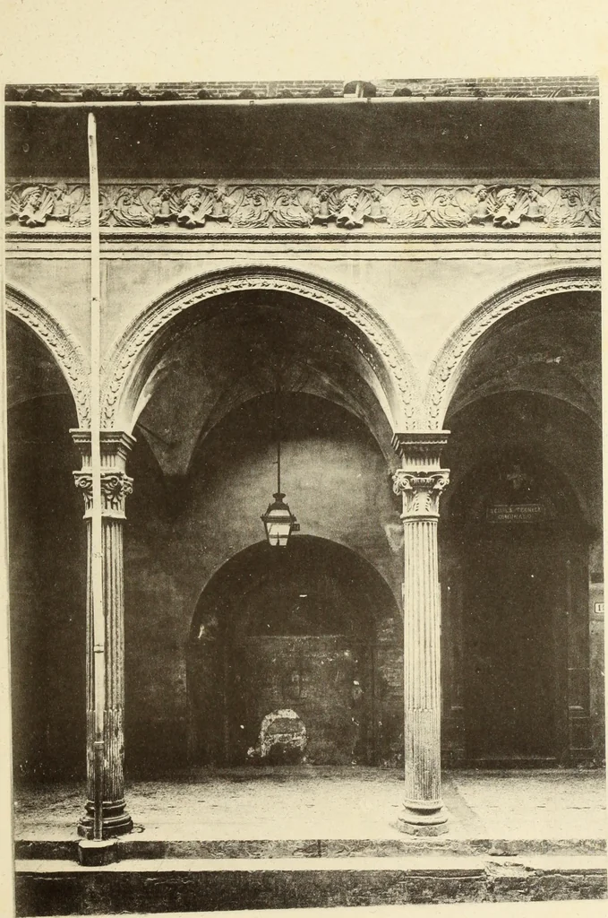 An illustration from L'architettura a Bologna nel Rinascimento, 1899, leaf 142