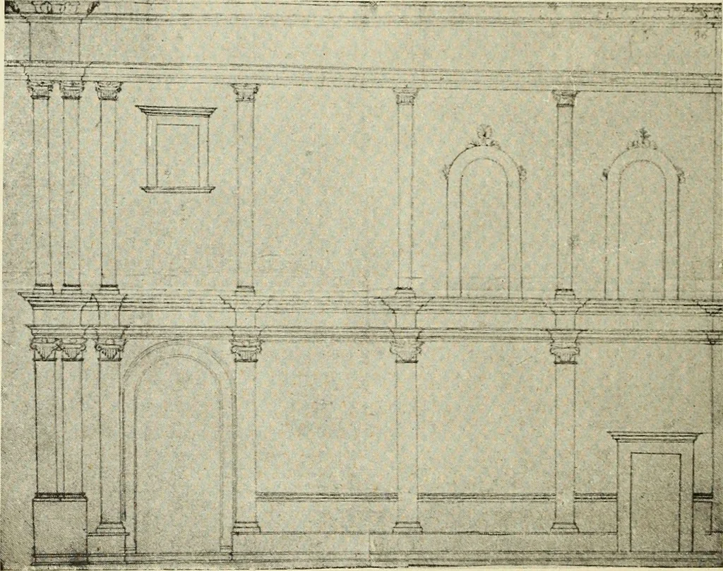An illustration from L'architettura a Bologna nel Rinascimento, 1899, leaf 153