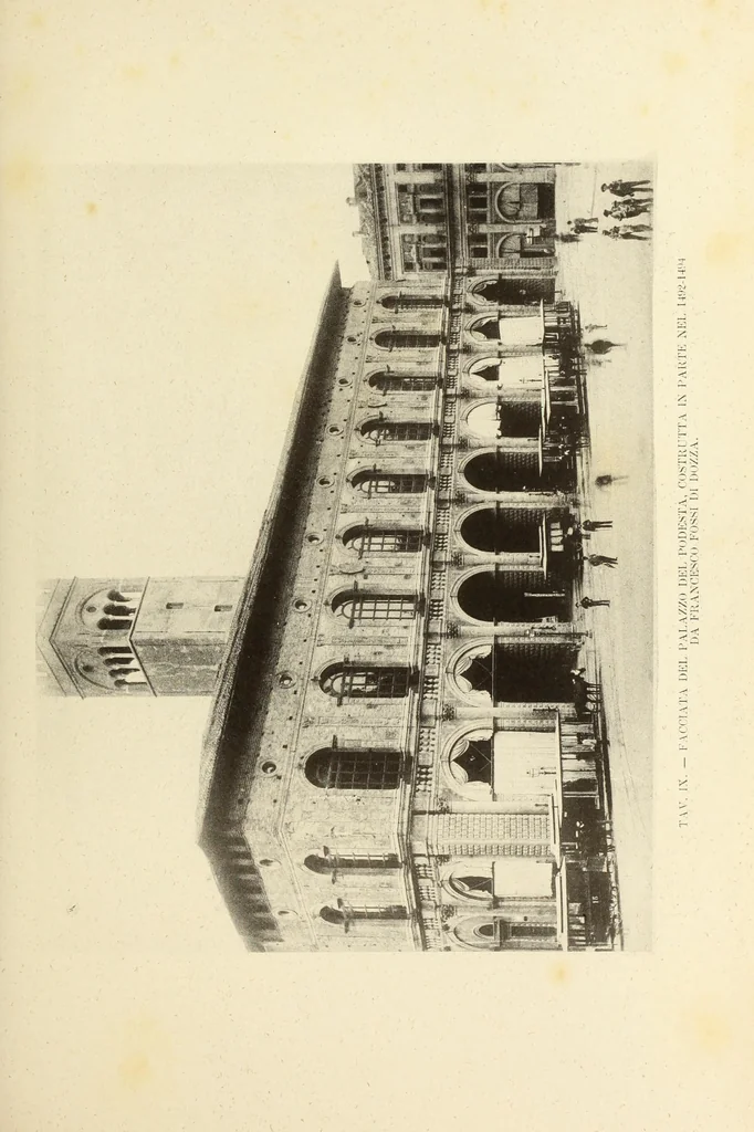 An illustration from L'architettura a Bologna nel Rinascimento, 1899, leaf 156