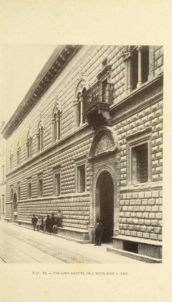 An illustration from L'architettura a Bologna nel Rinascimento, 1899, leaf 180