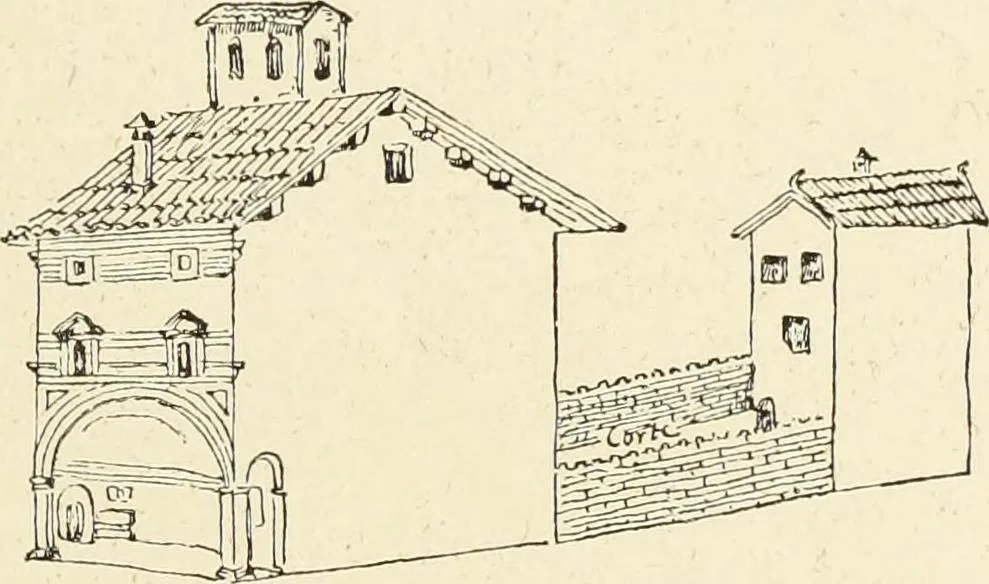 An illustration from L'architettura a Bologna nel Rinascimento, 1899, leaf 188
