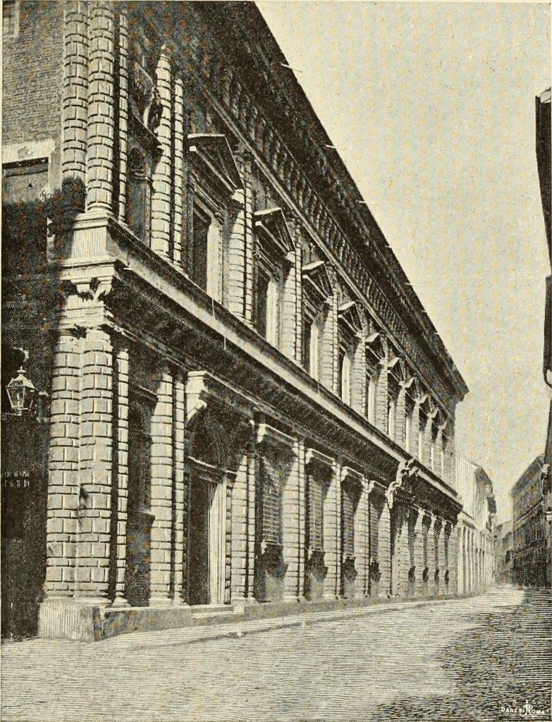 An illustration from L'architettura a Bologna nel Rinascimento, 1899, leaf 216