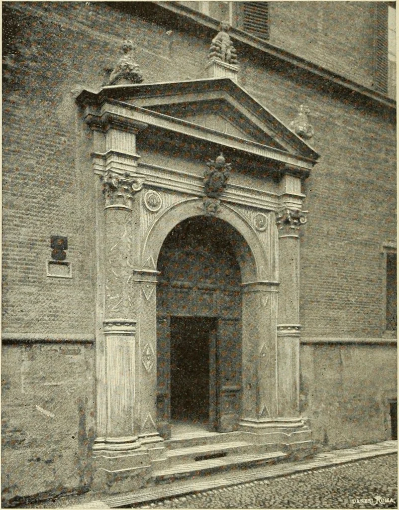 An illustration from L'architettura a Bologna nel Rinascimento, 1899, leaf 237