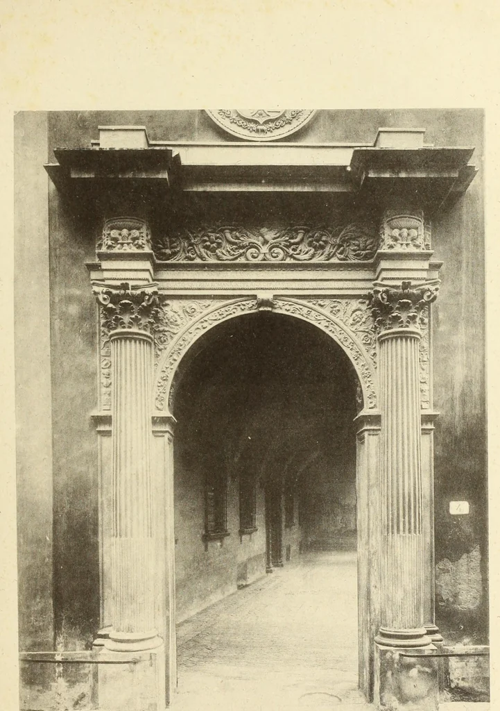 An illustration from L'architettura a Bologna nel Rinascimento, 1899, leaf 244