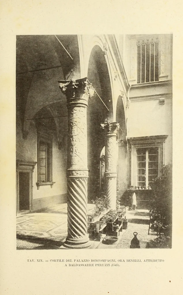 An illustration from L'architettura a Bologna nel Rinascimento, 1899, leaf 268