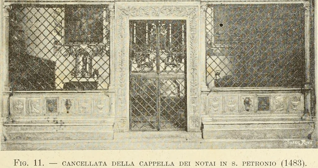 An illustration from L'architettura a Bologna nel Rinascimento, 1899, leaf 36