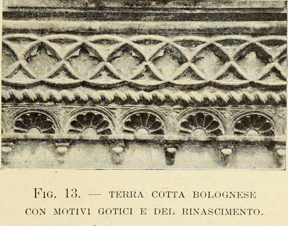 An illustration from L'architettura a Bologna nel Rinascimento, 1899, leaf 42