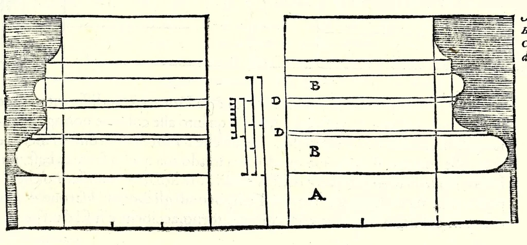 An illustration from L'architettura di Leonbatista Alberti, 1550, leaf 219