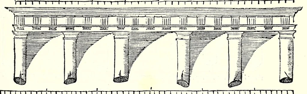 An illustration from L'architettura di Leonbatista Alberti, 1550, leaf 239