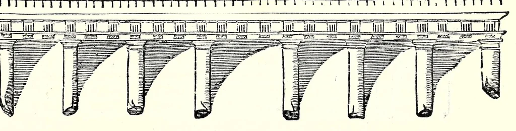 An illustration from L'architettura di Leonbatista Alberti, 1550, leaf 239